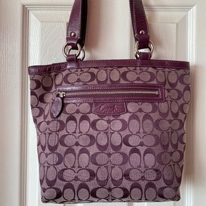 Coach Penelope Signature Tote & Matching Wallet
